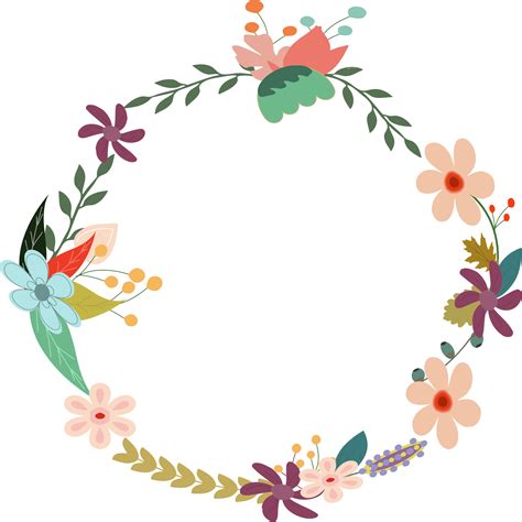 Vintage Floral Wreath By Gdj From Pdp With Love On Openclipart