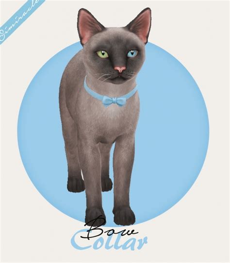 Bow Collar Cats At Simiracle Sims 4 Updates