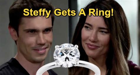 The Bold And The Beautiful Spoilers Steffy Gets Ring By Spring Finns Marriage Proposal Brings