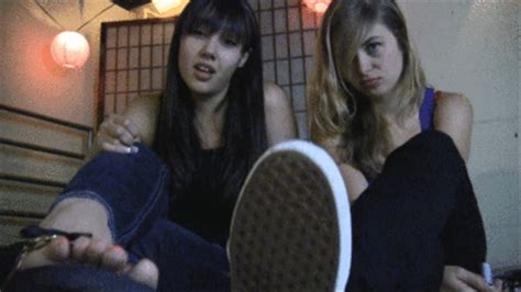 To Lick Our Dirty Shoes Team Tease Princess Monique And Ceara Clips4sale
