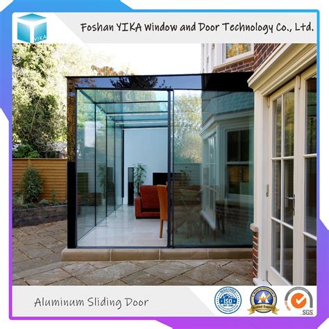 Heat Insulated Thermal Break Aluminum Double Tempered Glass Sliding