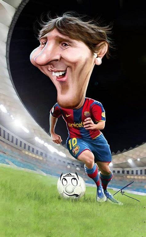 Caricatura De Messi Con Imágenes Caricaturas Caricatura De