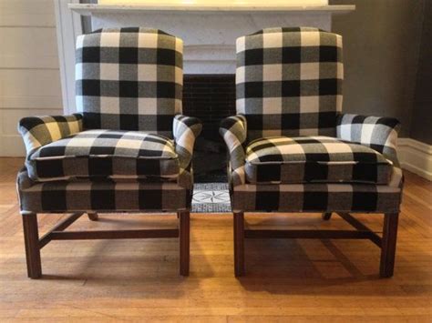 Read customer reviews, discover product details and more. Buffalo Check Arm Chairs by OSquaredDesign on Etsy ...