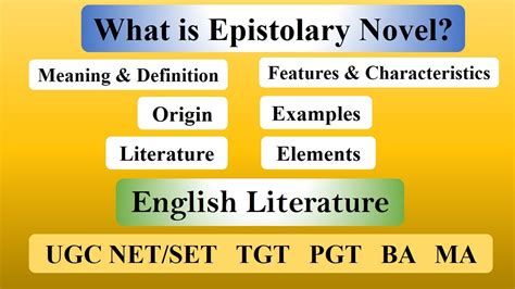 Epistolary Novel In English Literature Definition Characteristics