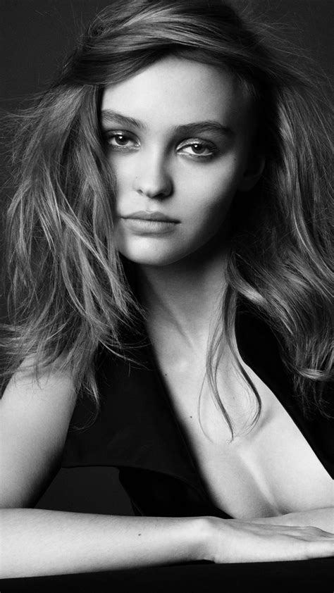 2160x3840 lily rose depp monochrome sony xperia x xz z5 premium hd 4k wallpapers images