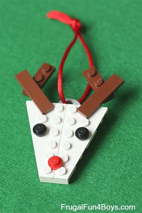 How To Make A Lego Reindeer Lego Christmas Ornaments Lego Christmas