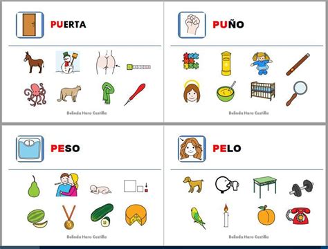 Arasaac Materiales Identificación De Fonemas En Posición Inicial Y