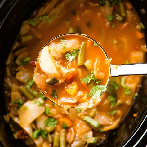 crock pot cabbage soup {low carb keto} the busy baker