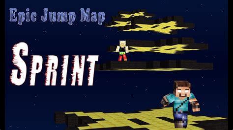 Minecraft Parkour Epic Jump Map Sprint Youtube