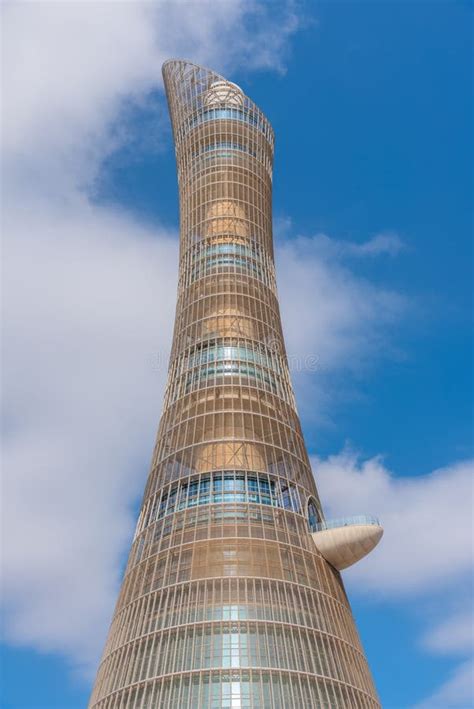The Torch Tower In Doha Qatar Stock Photo Image Of Vertical