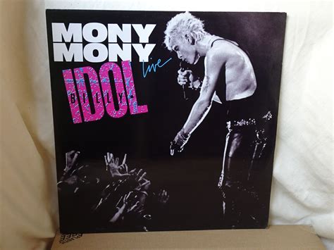 Billy Idol Mony Mony Live 1987 Uk Ex 12