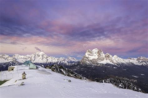 Dolomites In Winter Stock Image Image Of Civetta Alps 49526725