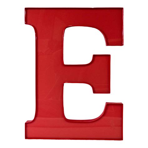 Vintage Capital Red Letter E Chairish