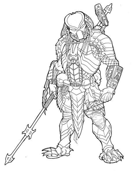 Predator Coloring Pages To Download And Print For Free