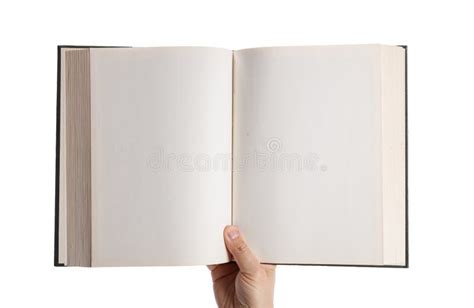 Blank White Pages In An Open Book Stock Image Image Of Literature