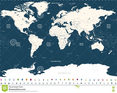 World Political Map Oceans Images And Photos Finder