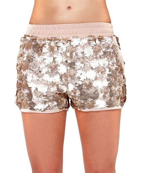 Low Rise Sequin Shorts Fashion Gold Sequin Shorts Sequin Shorts