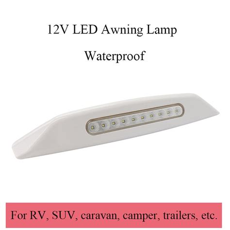 12v Led Awning Lamp Waterproof Exterior Lamps Light Bar For Motorhome