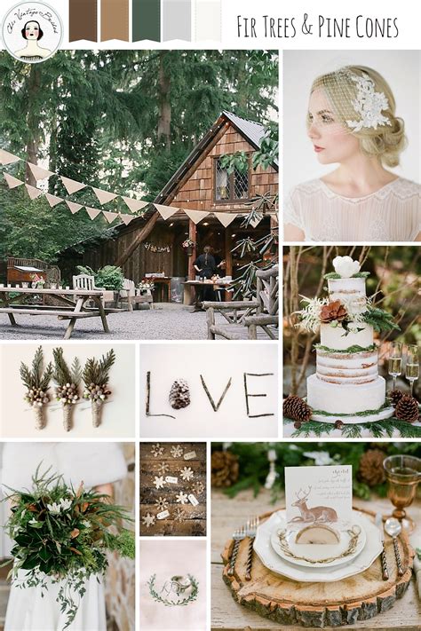 A Rustic Winter Woodland Wedding Inspiration Board Chic