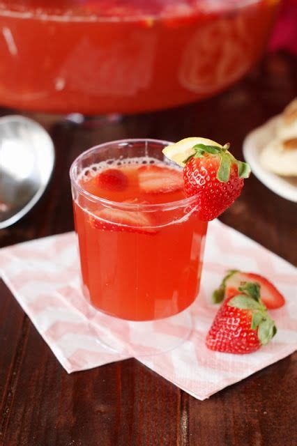 Strawberry Tea Punch Recipe For The Sweetest Mother Daughter Tea Party