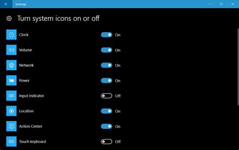 Windows 10 Tip Show Or Hide System Icons In The System Tray