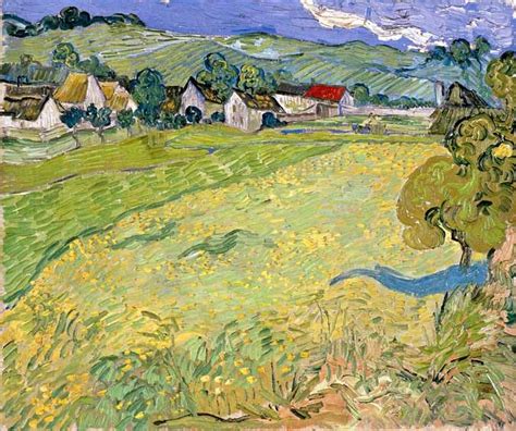 Vincent Van Gogh Post Impressionism Auvers Vue De Les Vessenots