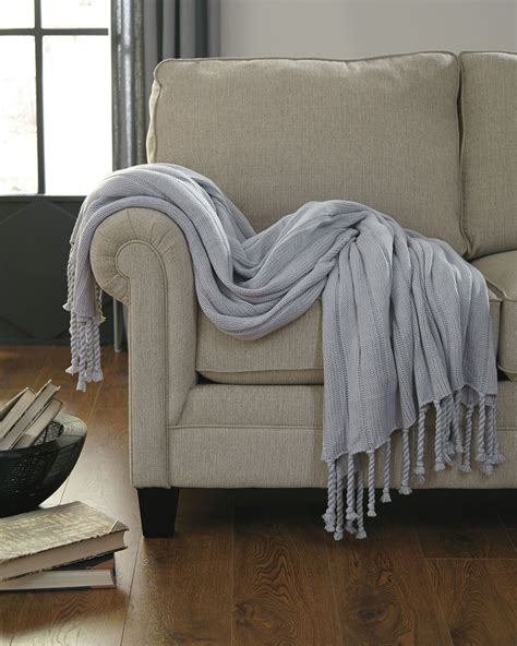 Clarence Light Gray Throw Set Of 3 From Ashley A1000610 Coleman