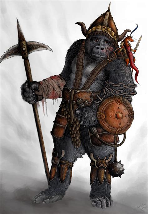 Ape Warrior By Xenobunny On Deviantart