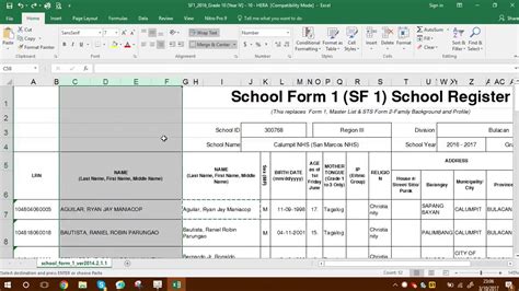 Individual Record Form Deped