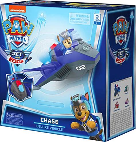 Paw Patrol Jet To The Rescue Chases Deluxe Transforming Vehicle Toy