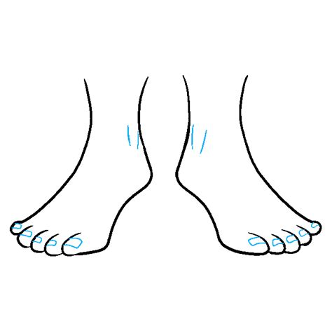 How To Draw Feet Really Easy Drawing Tutorial