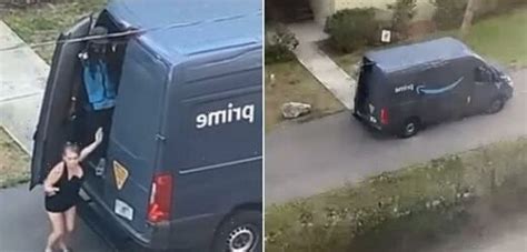 Amazon Driver Fired After Video Shows Woman Emerging From Back Of Van