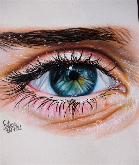 Realistic Eye Drawing Using Prismacolor Pencils