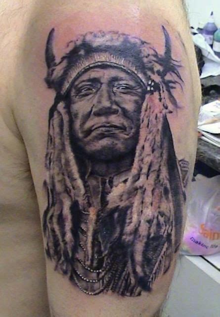 What kind of tattoos do the cherokee indians have? Indian Chief Tattoos | Indian chief tattoo, Indian tattoo ...