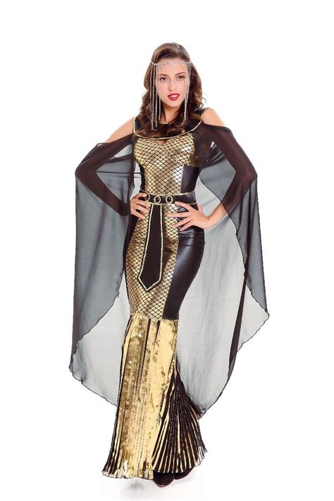 Women Gorgeous Egyptian Princess Queen Dress Halloween Cosplay Costume Sexy Greek Goddess Roman