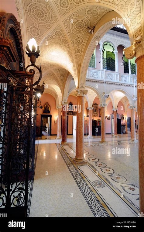 Interior Of The Villa Ephrussi De Rothschild A French Palazzo At Saint