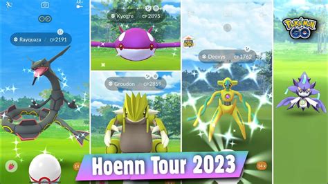 Hoenn Tour Event In Pokemon Go 2023 Youtube