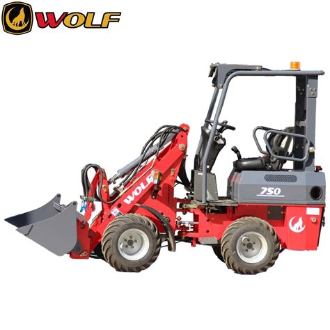 China Wolf Multi Function Mini 750 Small Loader With Euro Stage 5