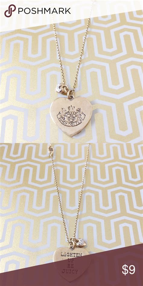 Juicy Couture Heart Necklace Heart Necklace Juicy Couture Jewelry