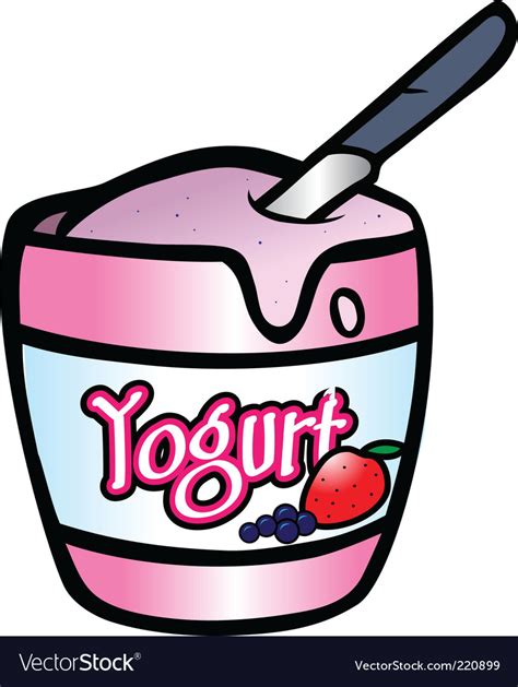 Yogurt Royalty Free Vector Image Vectorstock