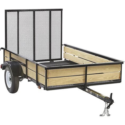 Carry On Trailer 5ft X 8ft Steel Utility Trailer With Rear Gateramp