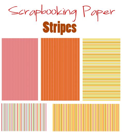 Free Printable Striped Scrapbooking And Wrapping Paper Gestreiftes
