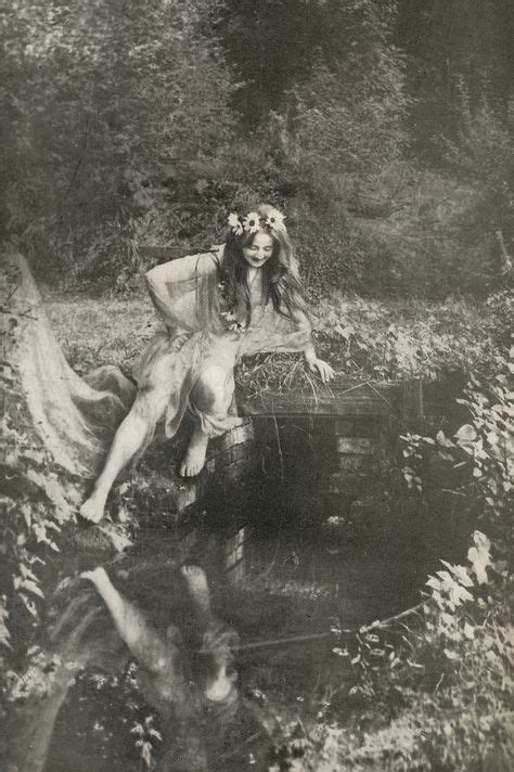 A Wood Nymph Photographic Study By K Smith Vintage Fairies