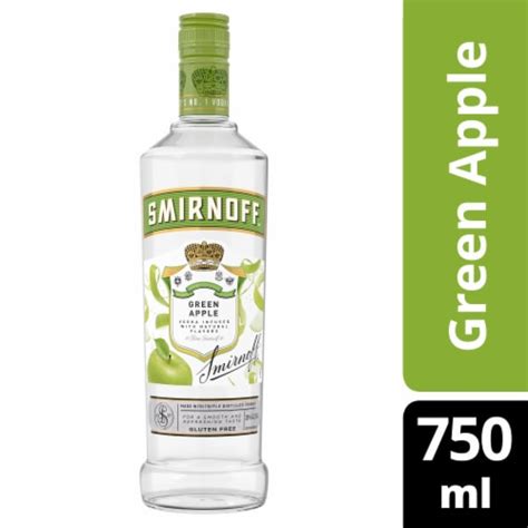 Smirnoff Green Apple Vodka Infused With Natural Flavors Ml City Market