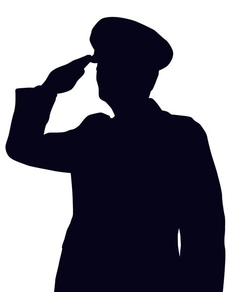 Free Silhouette Soldier Salute Download Free Silhouette Soldier Salute