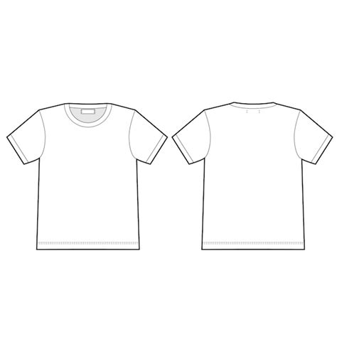 Desenho Técnico Camiseta Modelo De Design Superior De Roupa Interior