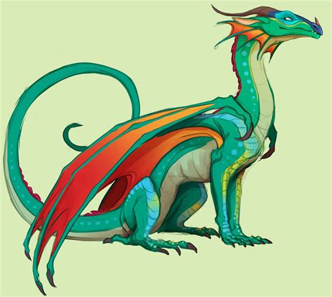 Glory is a rainwing from the book series wings of fire! Pencilcat: Colored sketch of Glory, my fav character from ...
