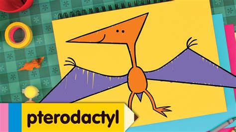 Group multiple drawings into one post. How to Draw a Pterodactyl | Easy Drawing Lesson for Kids ...