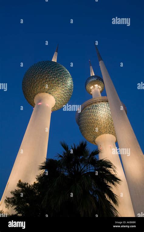 Kuwait Kuwait City Kuwait Towers Stock Photo Alamy