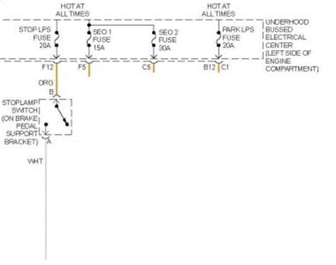Tightly tape up the wire bundle at this location, as to not let there be too little or too much slack on. 1999 Chevy Truck Brake Lights: Electrical Problem 1999 ...
